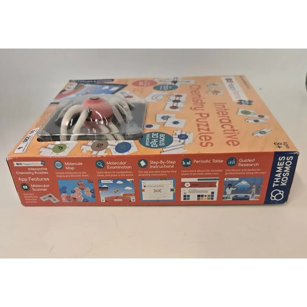 Thames & Kosmos Happy Atoms 2D Interactive Chemistry Puzzle NEW